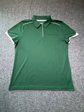 Augusta Sportswear Green Short Sleeve Polo with White Trim